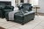 Dark Green Vintage Deep Green Tufted Leather Ottoman For Sale - Image 8 of 13