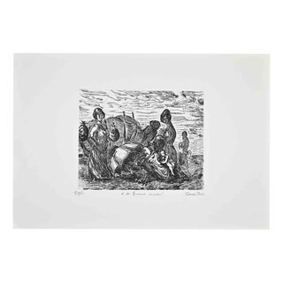 Amedeo Tedeschi Toschi, Who Will Benefit from Them?, 1990s, Etching For Sale