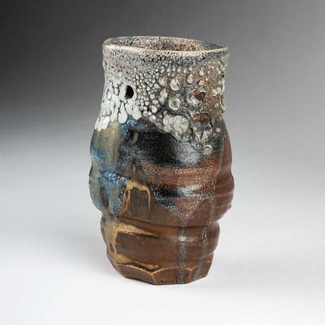 Glazed Stoneware Ceramic Vase by Paul Jeanneney, 1890s For Sale - Image 4 of 7