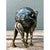 Vintage Brass Camel With Stone Sphere For Sale - Image 9 of 12