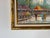 Blue 1980's Vintage T. Carson Street Scene Parisian Impressionist Oil Painting on Canvas, Framed For Sale - Image 8 of 12