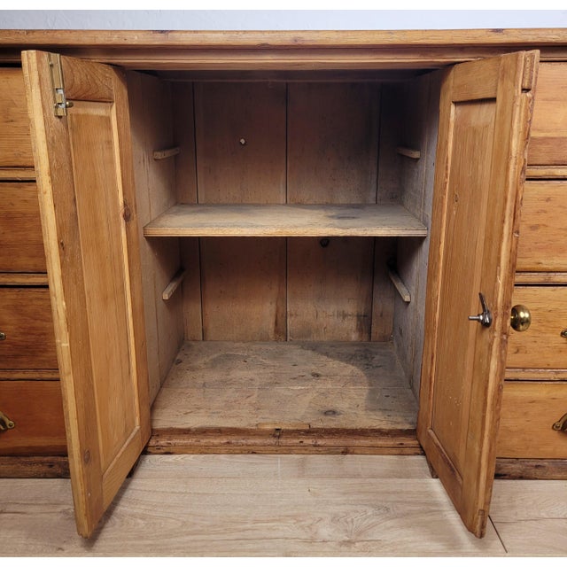Victorian Sideboard in Pine with Drawers, 1890 For Sale - Image 6 of 18