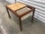 Mid-Century Modern 1980s Danish Teak and Tile Magazine Rack Side Table . For Sale - Image 3 of 13