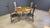Hand Crafted Steel and Stone Dining Set with Glass, 1970s, Set of 5 For Sale - Image 17 of 18