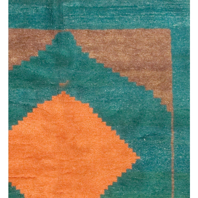 Vintage Gabbeh Rug 6'5 X 7'2 For Sale - Image 4 of 8