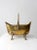 Mid-Century Modern Antique Brass Firewood Bucket For Sale - Image 3 of 12