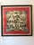 Stunning Hermes Silk Scarf Art Framed, purchased in St. Barts. Beautiful red background, with delightful pictures of...