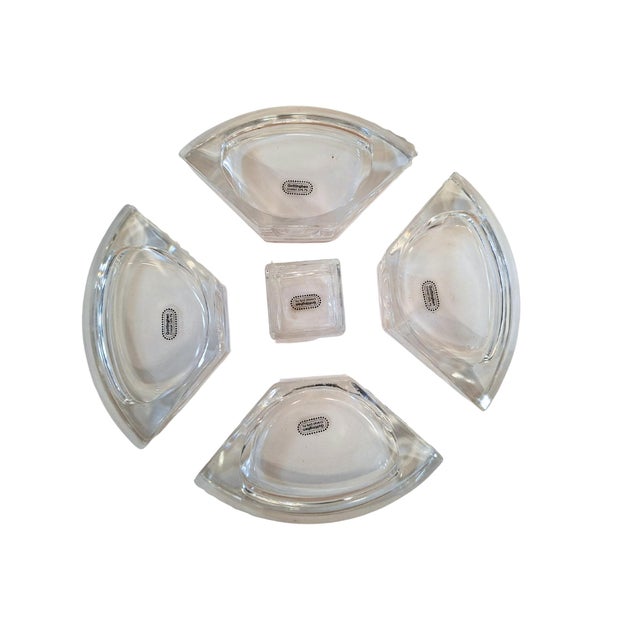 Vintage Antipasto Tray in Lead Crystal from Gottinghen, Italy, 2000s For Sale - Image 3 of 7
