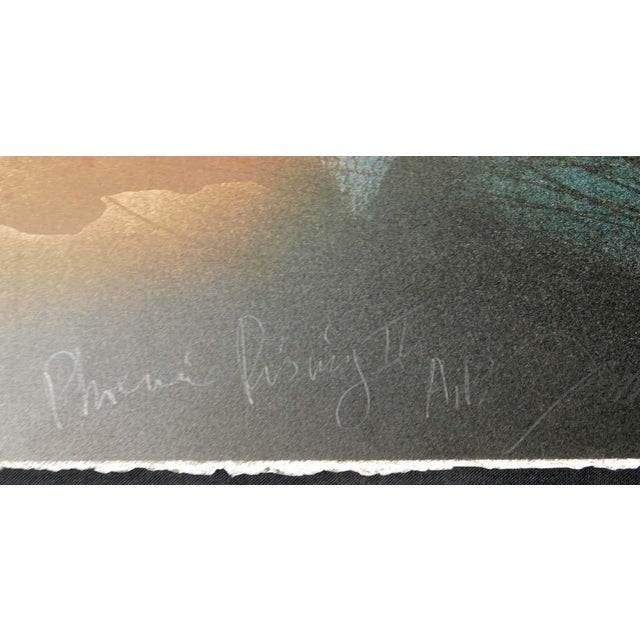 "Phoenix Rising st II " by Frank Howell Original Limited Edition Lithograph on Paper Hand signed, titled & numbered by the...