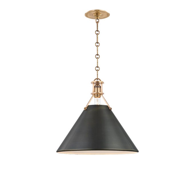 Designed by Mark D. Sikes for Hudson Valley Lighting Material: Brass 16 W x 16 D x 14.5 H