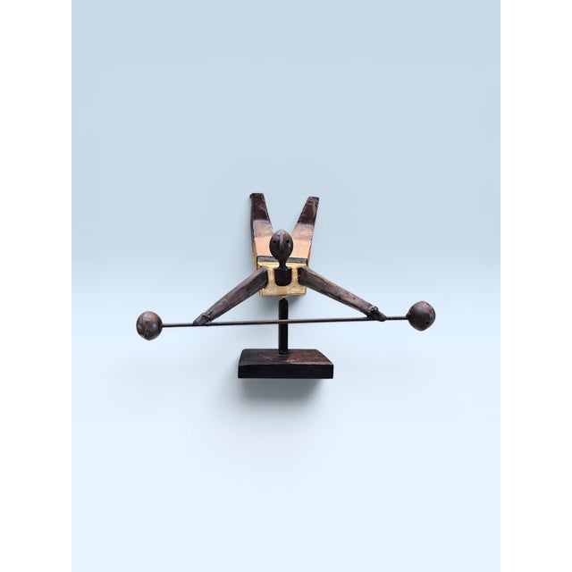 Abstract Signed Manuel Felguérez Modernist Abstract Figural Sculpture, Mexico, Circa 1970 For Sale - Image 3 of 12