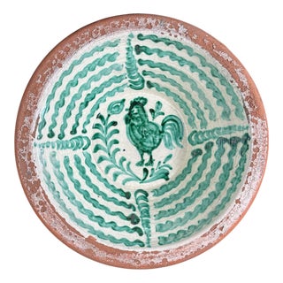 Spanish Fajalauza Ceramic Bowl from Lebrillo For Sale