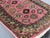 Pink Kazak Tribal Rug With Green Border, 4'11" X 6'8" For Sale - Image 9 of 13