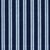 Contemporary SAMPLE - Schumacher Benson Stripe Epingle Fabric In Navy For Sale - Image 3 of 3