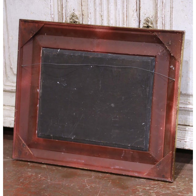 Vintage Signed Italian Marine Harbor Scene Painting With Sailboats and Figures For Sale - Image 13 of 13