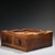 Vintage Huangyang Wood Tea Table Box With Mother of Pearl Inlay For Sale - Image 4 of 10