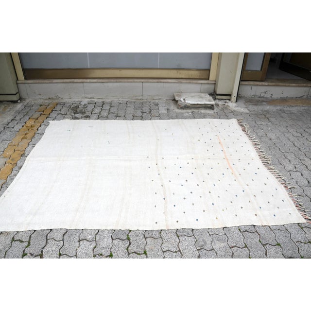 Vintage Handmade Tribal Heöp Rug For Sale - Image 6 of 11