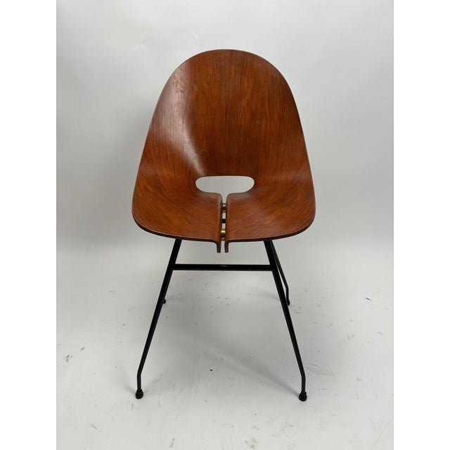 Mid-Century Modern Bent Plywood Chairs by Carlo Ratti, Italy, 1950s, Set of 4 For Sale - Image 3 of 18