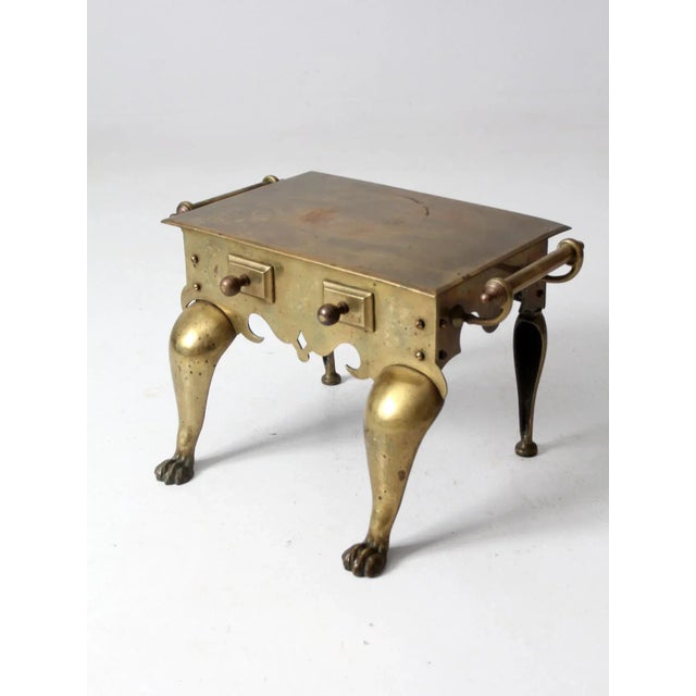 Antique Brass Footman For Sale - Image 6 of 10