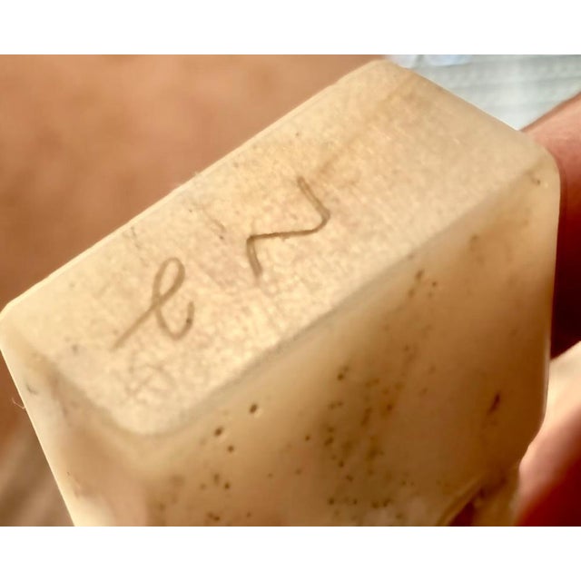 This Seal is in Soapstone, in white color. This has been made in China. The Period is the Republic Period, circa 1930. It...