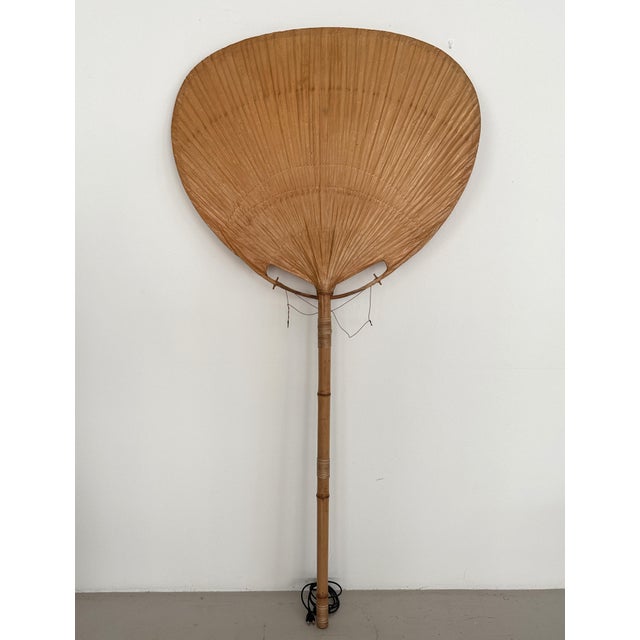 Wood Uchiwa I Floor Lamp by Ingo Maurer for M Design, 1974 For Sale - Image 7 of 18