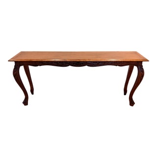 Louis XV French Country Console Sofa Table For Sale