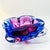 1960s Vintage Pink and Sky Blue Ashtray in Murano Glass, 1960s For Sale - Image 5 of 8