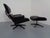Lounge Chair and Ottoman by Charles and Ray Eames for Herman Miller, 1980s, Set of 2 For Sale - Image 9 of 18
