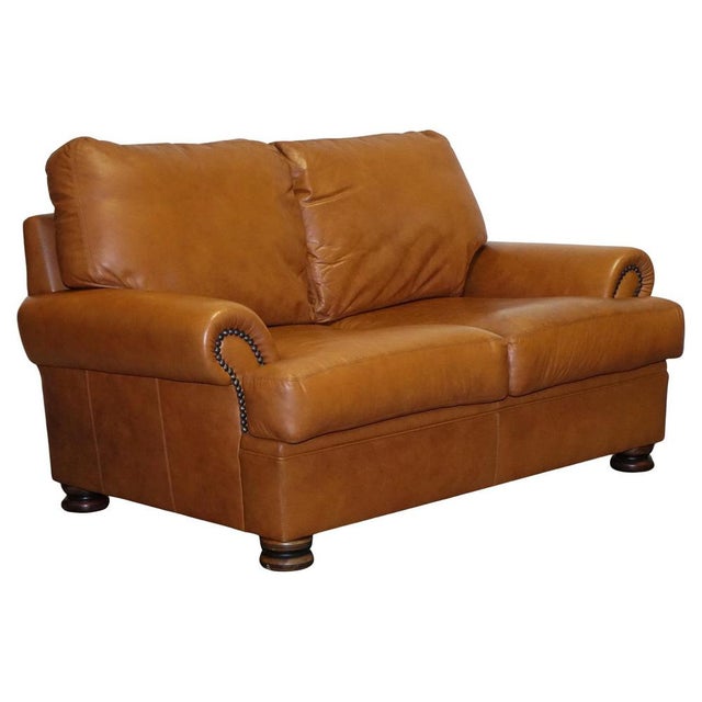 Vintage Tetrad Cordoba 2-Seater Sofa in Tan Leather from John Lewis For Sale - Image 15 of 15