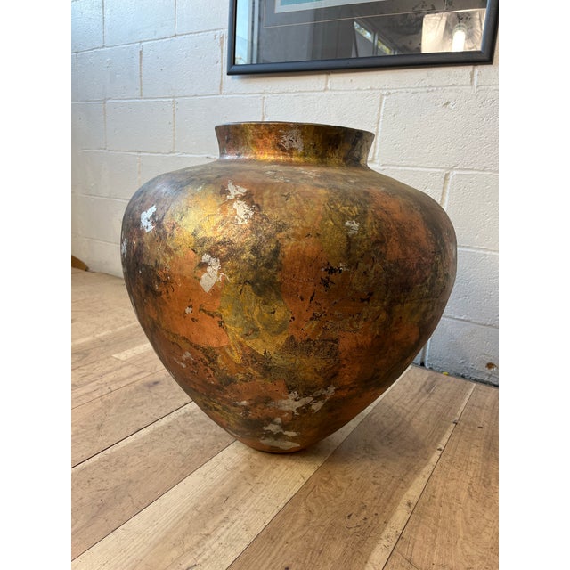Postmodern Steven Kaye Post-Modern Floor Vase, Earthenware, Millennium Collection, 1989 For Sale - Image 3 of 10