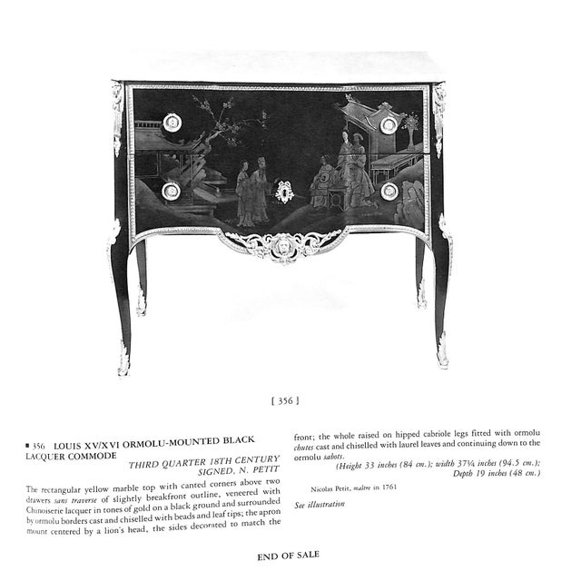 The Property From the Collection of Mrs Marietta Peabody Tree and the Late Ronald Tree 1976 Sotheby Parke Bernet New York For Sale - Image 11 of 15