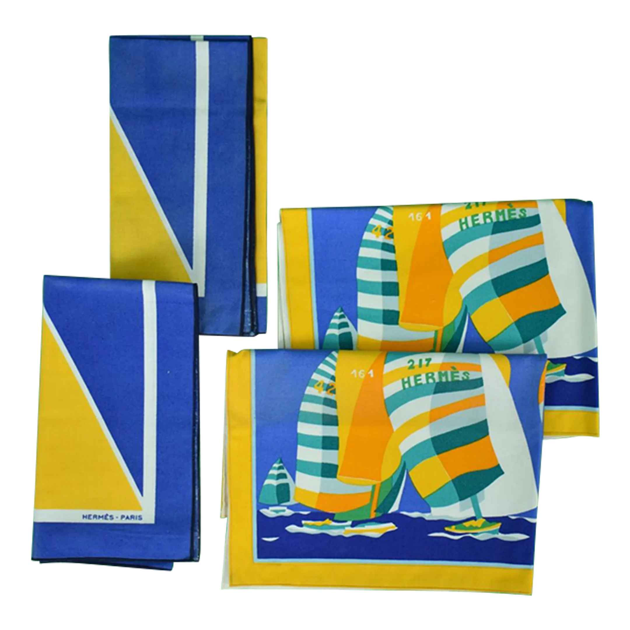 Hermès Paris Cotton Nautical Placemats & Napkins Boxed Set- 4