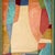 Mid-Century Modern Contemporary Colorful Abstract Oil Painting in Vintage Frame For Sale - Image 3 of 6