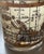 Transparent 1960s Cera 22k Gold Old World Map Lowball Glasses - Set of 6 For Sale - Image 8 of 11