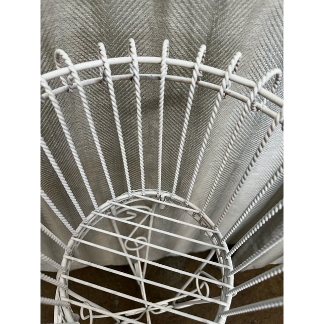 French French Wrought Iron Jardiniere Stand For Sale - Image 3 of 4