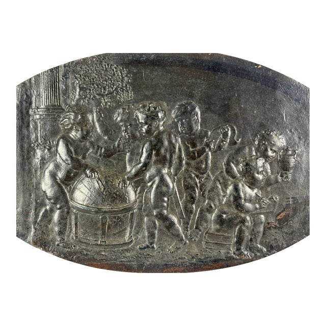 Late 17th Century Franco-Flemish Allegorical Bronze Plaquette For Sale