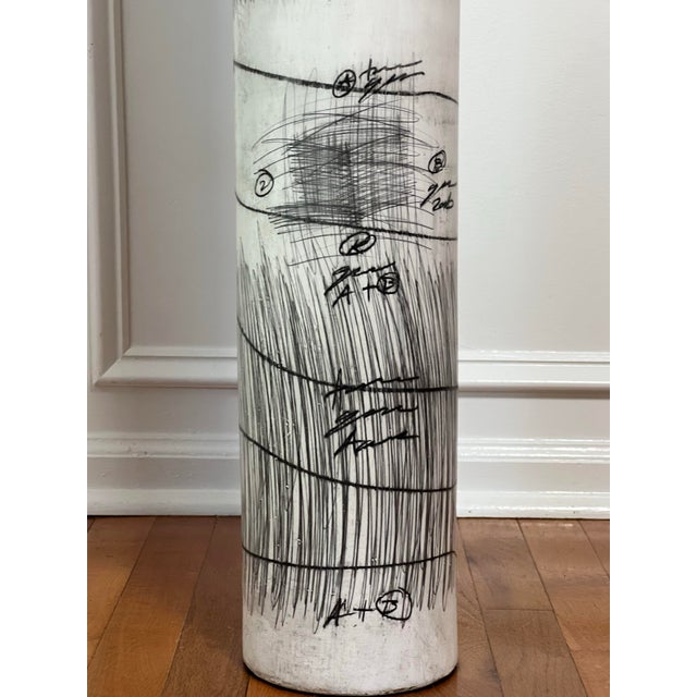 Yuri Zatarain Large Floor Vase, "Sketchbook" Series, 1990s For Sale In Philadelphia - Image 6 of 14