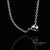 18k(750) White Gold Natural Diamond Pendant Necklace With Chain For Sale - Image 9 of 13