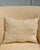 Mid 20th Century Pair of Vintage Curved Barrel Chairs in Pale Apricot Linen Blend For Sale - Image 5 of 16