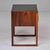 Langkilde Danish Mid-Century Rosewood Side Table With Black Glass Top For Sale - Image 9 of 12