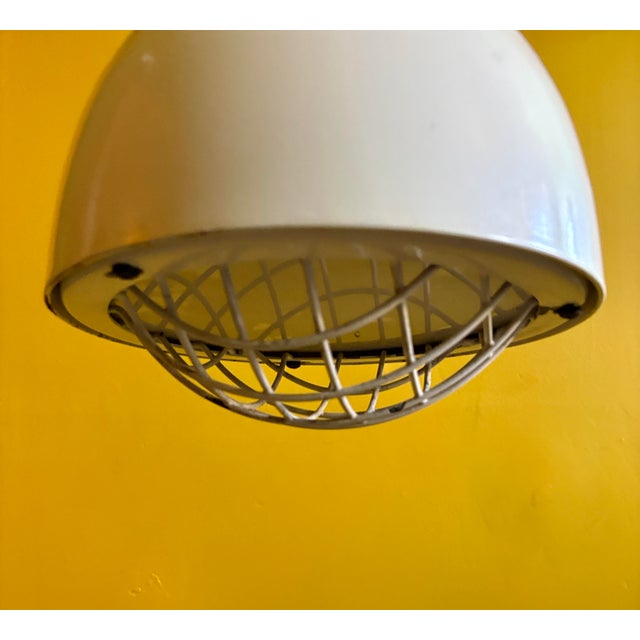 Metal Vintage Danish Industrial Pendant Lamp For Sale - Image 7 of 10