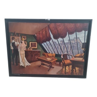 Juarez Machado, The Intimacy of a Small Parisian Studio, 2005, Oil Painting on Canvas, Framed For Sale