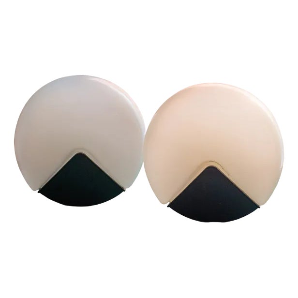 Murano Glass Wall Lights by Roberto Pamio for Leucos, Italy, 1970s, Set of 2 For Sale