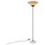 Postmodern Uplighter Floor Lamp in Frosted Plastic and Lacquered Metal, 1990s For Sale - Image 9 of 9