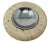Mid-Century Modern 1970s Marble Art Italian Travertine & Chrome 8" Centerpiece Ashtray For Sale - Image 3 of 12