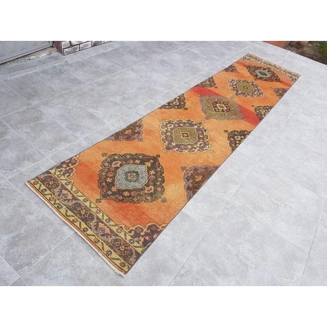 This is a vintage Turkish handwoven Anatolian OUSHAK rug. We collect Vintage rugs from Anatolia, which is the eastern part