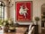 French Vintage Reproduction Framed Pates Baroni 1921 French/Italian Cappiello 54x41 In For Sale - Image 3 of 10