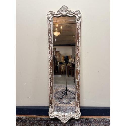 Italian Style Rustic Decorative Mirror For Sale - Image 4 of 4