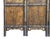 Vintage Finish Openwork Floral 4 Panels Wood Floor Screen Room Divider For Sale - Image 9 of 10