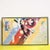 Wood Kandinsky Composition IX Abstract Multicolored Poster in Green Frame For Sale - Image 7 of 7